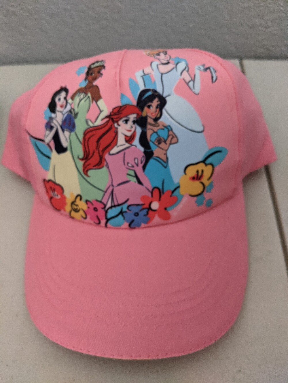 Disney Princesses Pink Baseball Cap Sun Hat Summer Park Day Gift